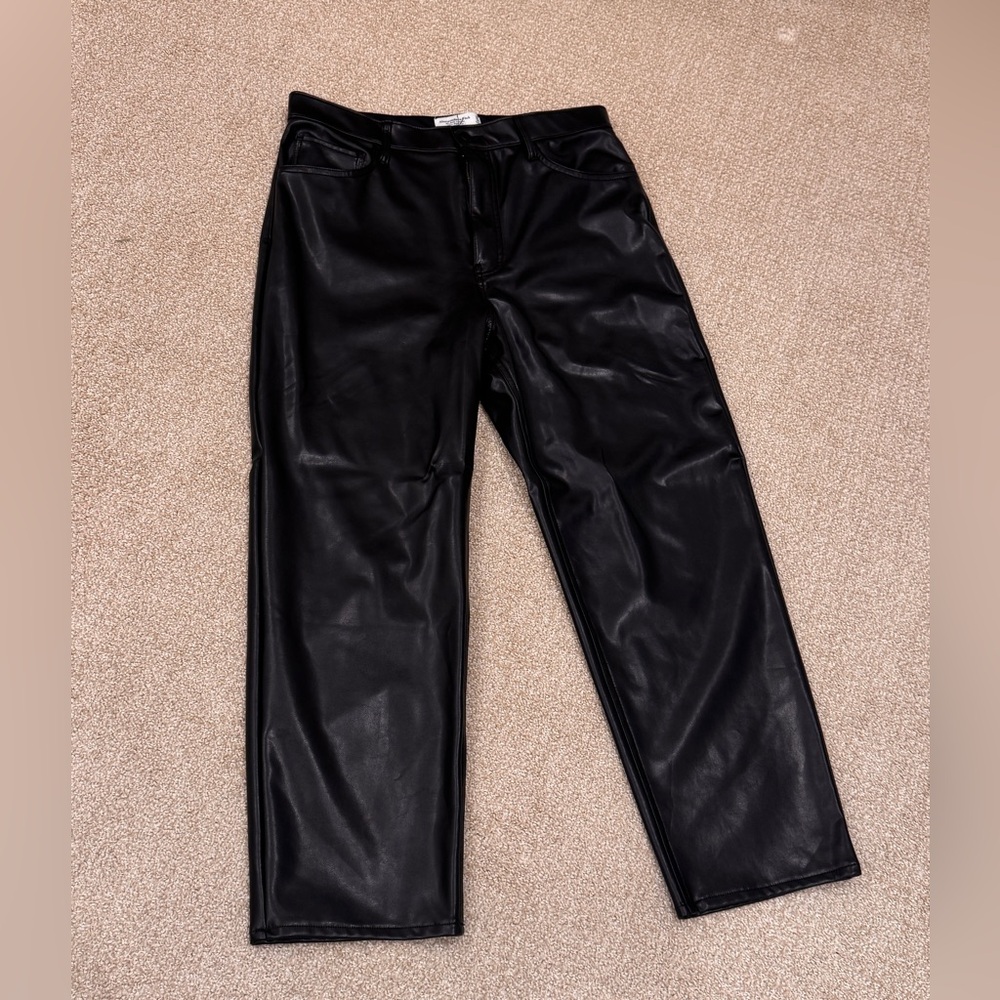 Abercrombie Leather Pants - size 14